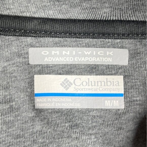 Columbia Omni Wick Zip Front Jacket Womens Medium Gray Activewear - Picture 7 of 9